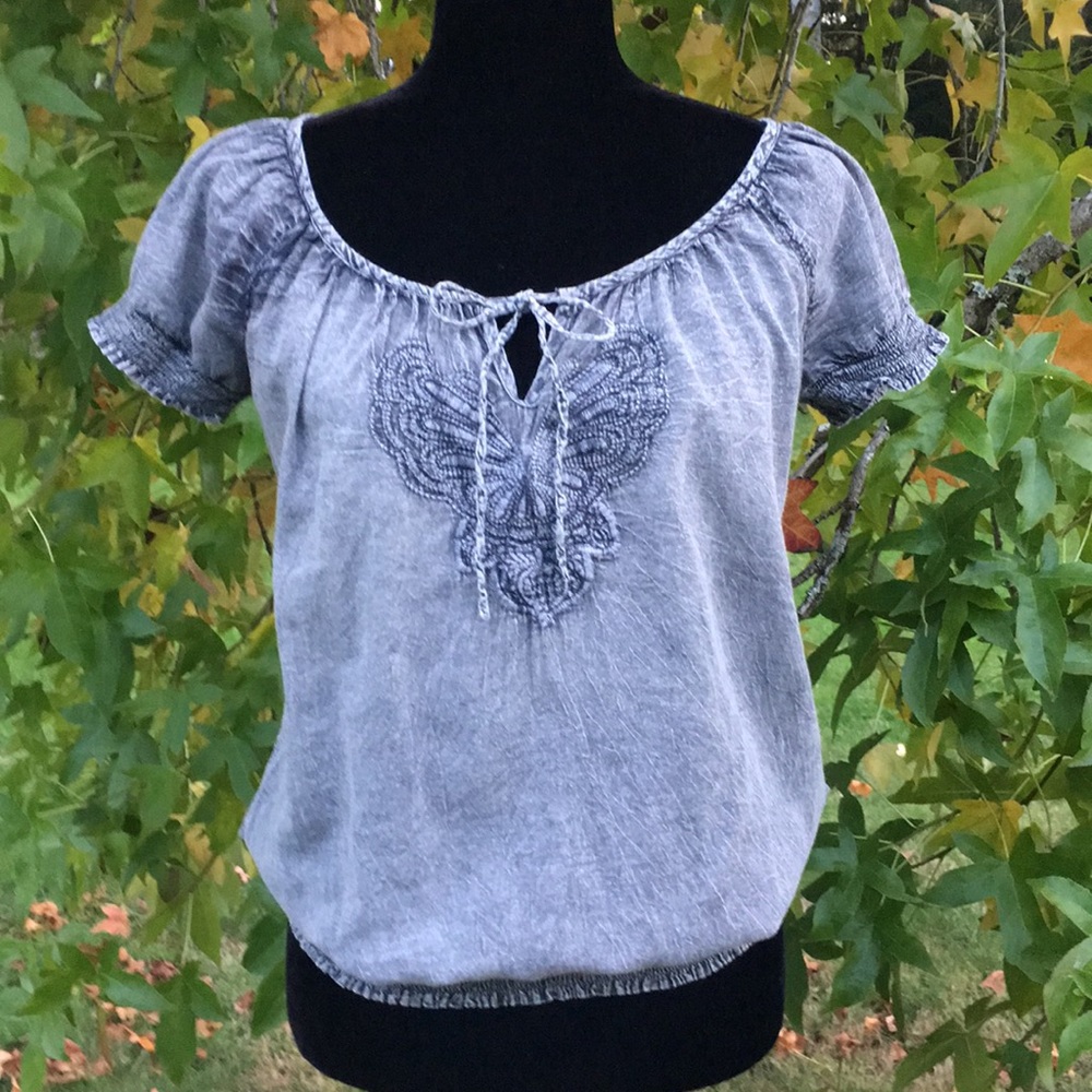 3/$20 Chado Lightweight Short Sleeve Top